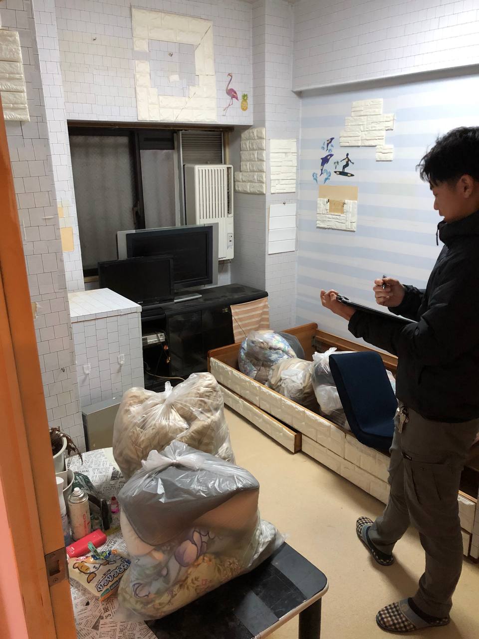 所沢市 アパート 遺品整理費用 遺品整理の様子の画像
